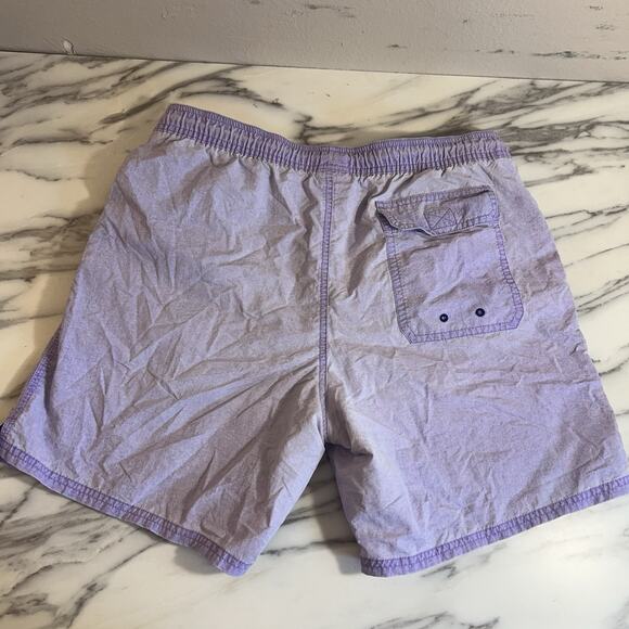 Vineyard Vines Island Swim Trunks Mens M Quick Dry Nylon Drawstring Pockets 7” - Picture 4 of 4